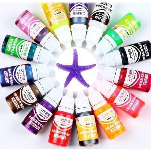 1pc Epoxy UV Resin Colorant Jewelry Liquid Pigment Bath Bomb Soap Dye 15 Colors DIY Jewelry Tools