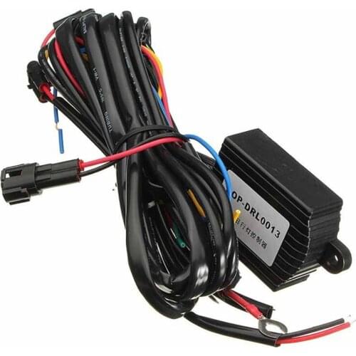 1pc DRL Control Switch Harness 12V Car DRL Daytime Running Light Dimmer Dimming Relay Control Switch