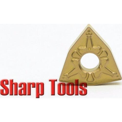 10pc WNMG080404-TM Tungsten Carbide Insert Lathe Tools Milling Cutters for Steel CVD Coat Turning Knife Lathe Cutting Blade