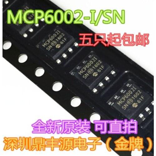 100% New&original MCP6002-I/SN SOP8 In Stock