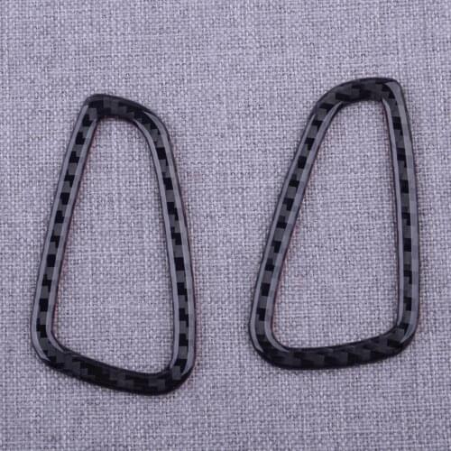 2Pcs/Set Car Carbon Fiber Interior Dashboard Side Air Vent Outlet Cover Trim Fit For Chevrolet Camaro 2020 2019 2018 2017 2016