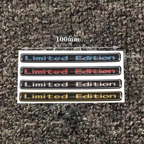 3D Car Sticker Limited Edition Emblem Logo Badge Decal Case For BMW Yamaha Honda Kawasaki Suzuki Triumph Volkswagen Golf