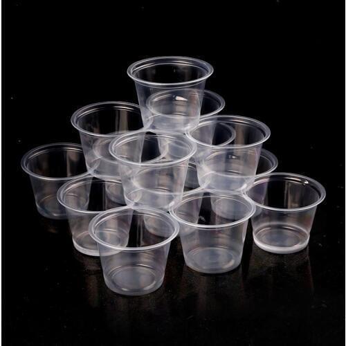 50pcs/set Smokeless Candles Windproof Cups Candle Cups Plastic Cups Romantic Expressions Wedding Props Decoration