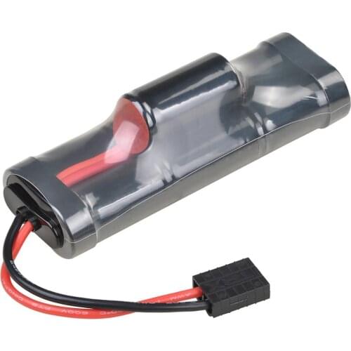 2 pcs 8.4V 4200mAh 7-Cell Ni-Mh Hump Battery Pack with Traxxas Connector for RC Cars, RC Truck and RC Boat