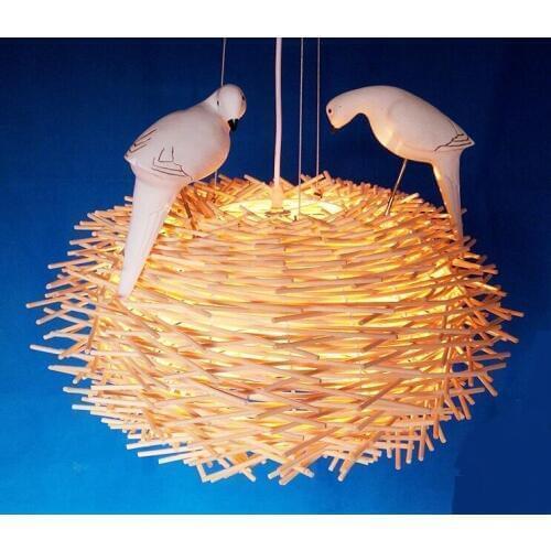 American country Pendant Lights European style French retro garden birds living room dining room mail LU630 ZL40 YM