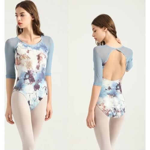 Long Sleeve Ballet Leotards Adult Elegant Practice Ballet Dancing Wear Women High Quality Gymnastics Leotard Dance Coverall