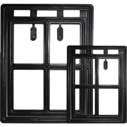 Safe Dog Door SAD2040 Small /Big File Pet Tool Puppy Dog Pup Cat Felis Animals Supplies Pet Home Safe Dog Hole Solid Black Door