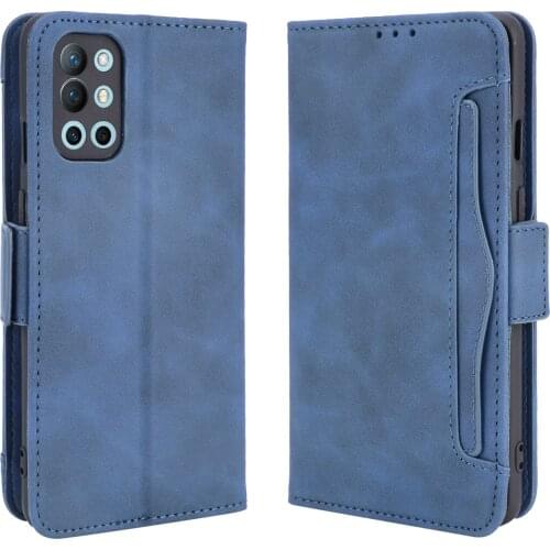 For OnePlus 9R Case Cover Premium Leather Wallet Leather Flip Multi-card slot Cover For OnePlus 9R One Plus 9R 1+9R Case