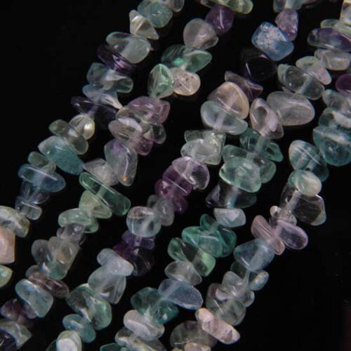 Fluorite Chip Loose Beads Strand 32 Inch Jewelry For Woman Gift Making E008