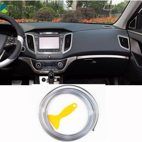 5M car modeling interior decoration 3D line decorative strip auto parts for Audi Q3 Q5 SQ5 Q7 A1 A3 S3 A4 S4 RS4 RS5 A5 A6 S6 C6