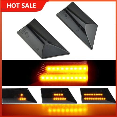 For Opel Vectra C 2002-2008 Signum LED Car Turn Signals Side Marker Light Dynamic Flashing Lamp Blinker Lateral Auto Accessories