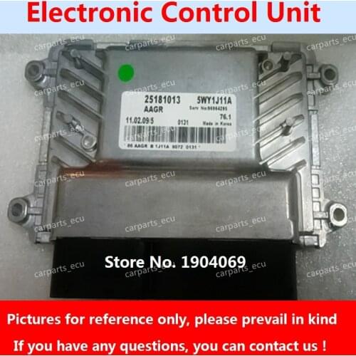 ECU For G-M Cruze 1.6 MT 1.8AT Car Engine Computer Board/Electronic Control Unit/25181013/96964295/25188774/24101732/9071981