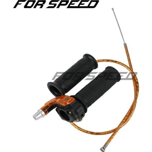 Gas Carburetor Throttle Cable Twist Handle Grips For 2 Stroke 47cc 49cc Mini Moto Dirt Kids ATV Quad Super Pocket Bike