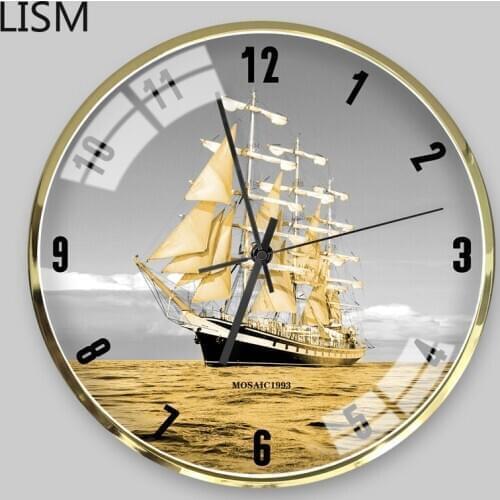 Round Wall Clock Vintage Retro Antique Living Room Modern Design Wall Clock Nordic Design Animal Relogio Parede 3d Wall Clock