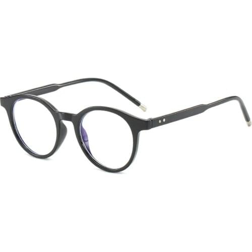 Literature and Art Small Frame Round Ladies Blue Ray Glasses Transparent Frame Men Wild Frame Spectacles Women