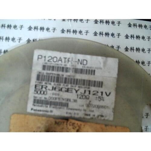 Original new 100% ERJ-6GEYJ121V SMD resistance 120OHM 5% 1/8W 0805 (Inductor)