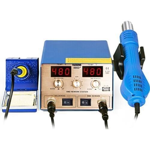 Soldering Station Repair Cyclone Stand Iron Yaogong 886D+ Mobile Phone Dual Digital Display Smart Magnetic Sleep