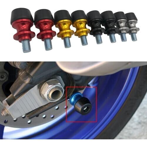 Motorcycle Swingarm Sliders Spools Stand Slider for KAWASAKI ZX10R ZX-10R 2004-2010 2005 2006 2007 2008 2010 Swin garm Screws