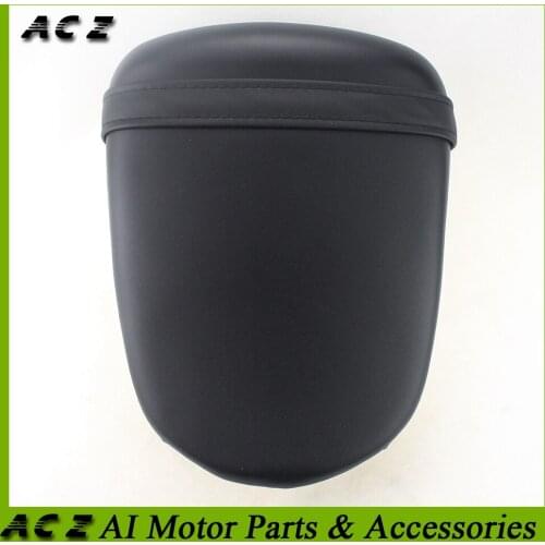 ACZ Motorcycle Rear Passenger Cushion Seat Pillion Synthetic Leather Pad Suction Seat For Suzuki GSXR600 GSXR750 K8 2008-2010