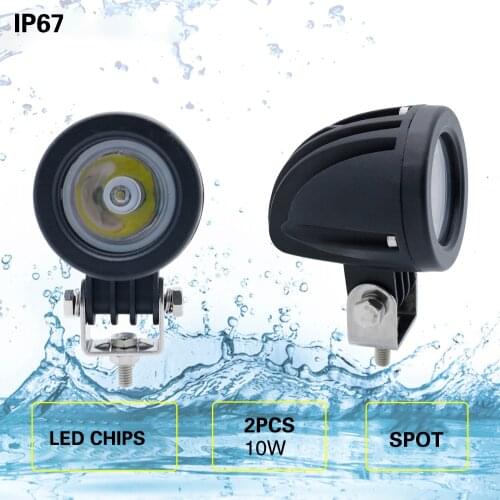 2''Inch 10w Led Work Light For Offroad Led Working Light Spot/Flood 12v 24v Motorcycle 4x4 ATV Motor Fog Light Driving Lamp