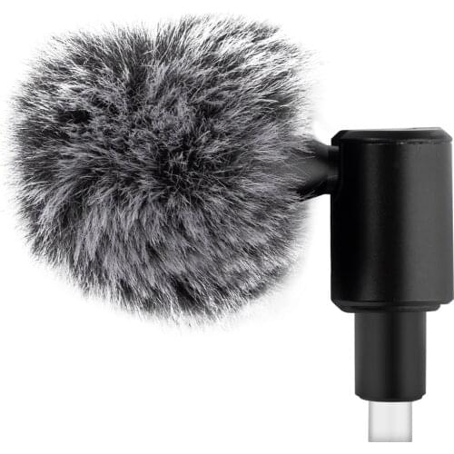 Type-C Jack Mobile Phone Adjustable Microphone Omnidirectional Mic Portable Mini For Smartphone Mobile Phone Microphone