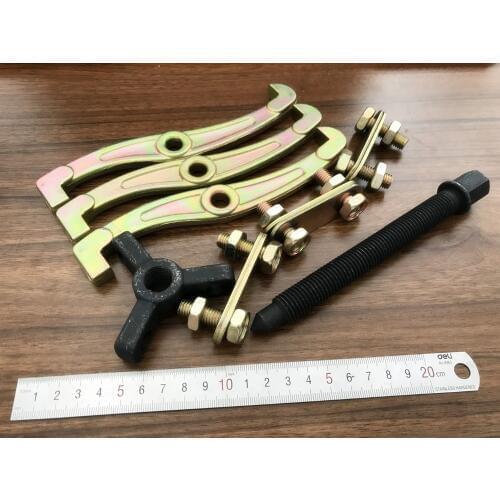 6" 150mm Three Jaws Gear Puller with Reversible Legs for External and Internal Pulling Motor Repair Tool