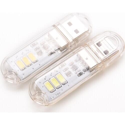 Touch Switch Mini USB LED Reading Light Book Camping Hiking PC Computer Notebook Mobile Power Charger Reading Bulb Night light