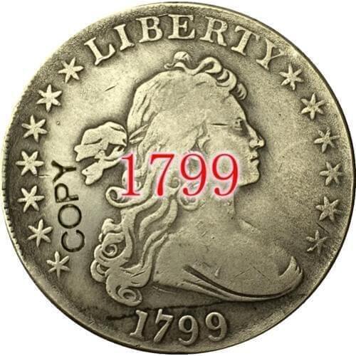 USA 1799 Draped Bust Dollar Copy Coins