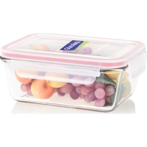 Glasslock Rectangular Tapered Glass Storage Container 980 ml