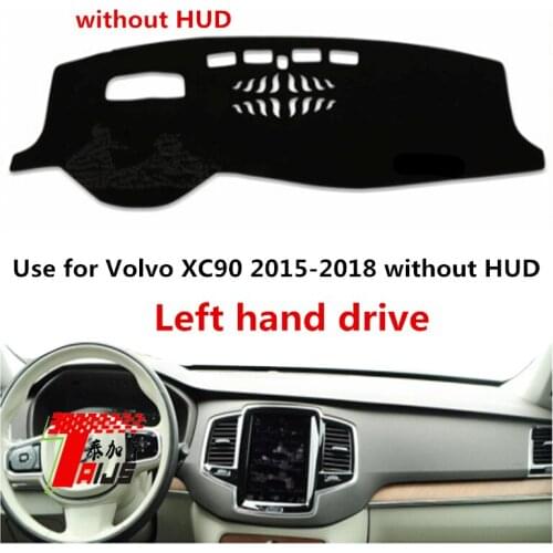 TAIJS Factory Sport Casual Polyester Fibre Car Dashboard Cover For Volvo XC90 2015 2016 2017 2018 without HUD Left hand drive