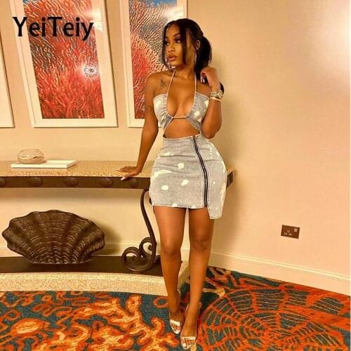 Yeiteiy Fashion Denim Dresses