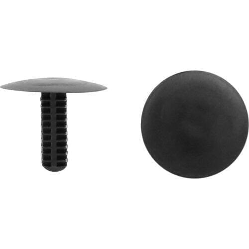 Uxcell 50PCS Black Car Van Bumper Fender Plastic Rivet Fasteners Clip for 5 x 5mm Hole