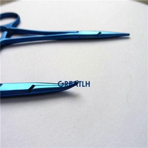 122mm Forcep Dental Titanium Hartman Hemostatic Mosquito Clamp ophthalmic Micro surgical instruments