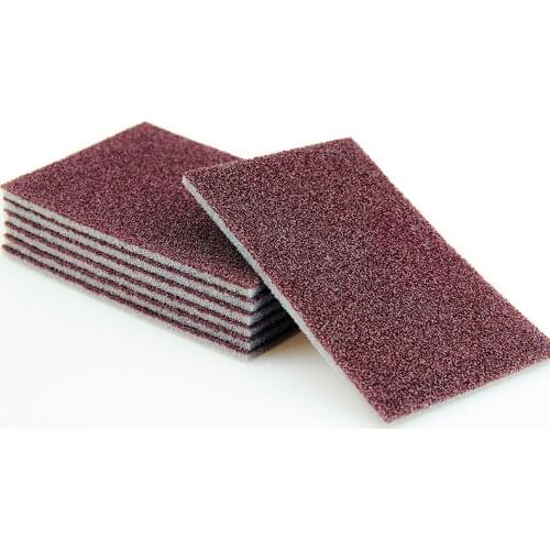 2 Pcs Magic Brush Rust Removal Descaling Cleaning Sponge Eraser Rag Pan Pot Dish Deep Washing Scouring Pad Kitchen Dishcloth