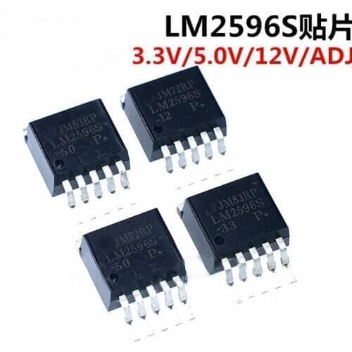 20pcs/lot new domestic LM2596S-3.3V/5.0V/12V/ADJ TO-263-5 regulator