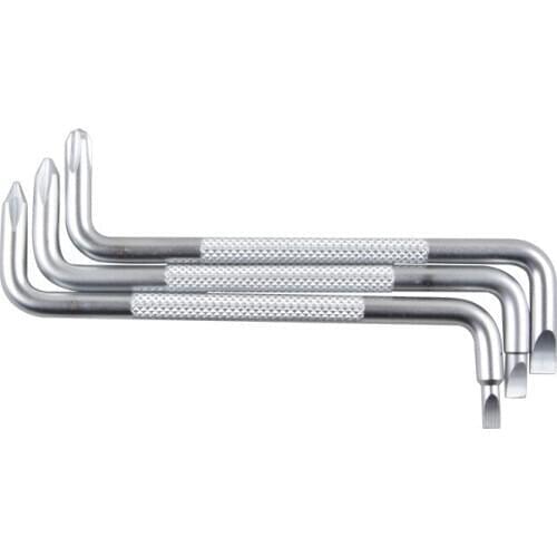 3 Pcs/set High Quality Dual Purpose Screwdriver Set Multi-function CR-V Phillips and Slotted Z-shaped Screwdrivers Hand Tools