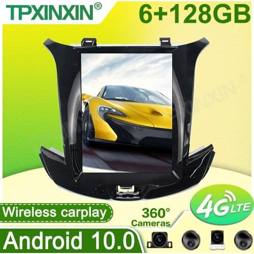 6+128G Android 10.0 For Chevrolet Cruze 15-18 Carplay Car Stereo GPS Navigation Auto Radio Multimedia Player