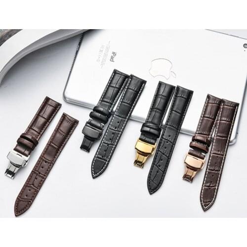 Novo de Alta qualidade pulseira de couro Genuíno 16 22 21 20 19 18mm mm mm mm mm mm pulseira de couro para relógio Tissot com fi