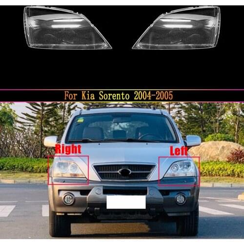 Car Headlamp Lens For Kia Sorento 2004 2005 Car Replacement Auto Shell Cover