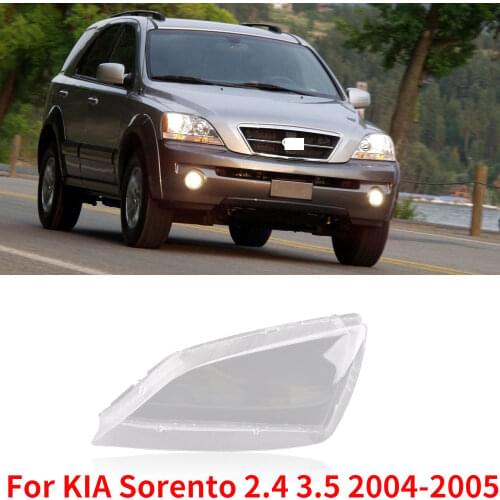 CAPQX For KIA Sorento 2.4 3.5 2004 2005 Front Headlamp Headlight Lamp cover Lampshade Waterproof Bright head light Shade Shell