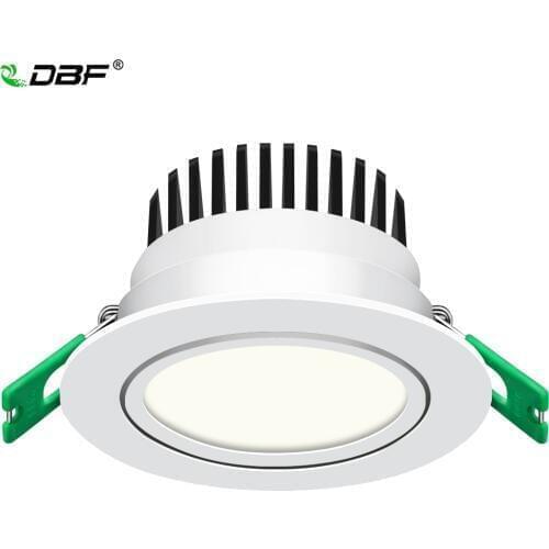 [DBF]New Model Frosted Lens LED Recessed Downlight High Bright Epistar COB LED Ceiling Spot Light 5W 7W 10W 12W with Transformer