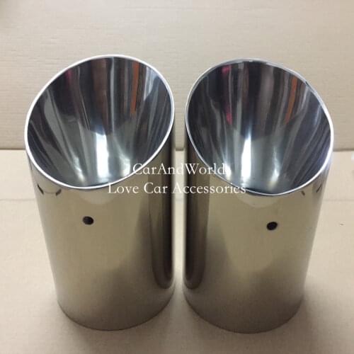 For Mazda 3 6 CX-3 CX-4 CX-5 CX-8 CX-9 Tail pipe auto exhaust tip muffler Trim Exterior Stainless Steel Car-Styling Accessories