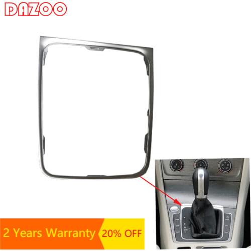 DSG Gear shift knob Frame Circle Bracket Gear Lever knob Base Chrome Circle For Automatic LHD Golf 7 7.5 Golf R 5GG713203A