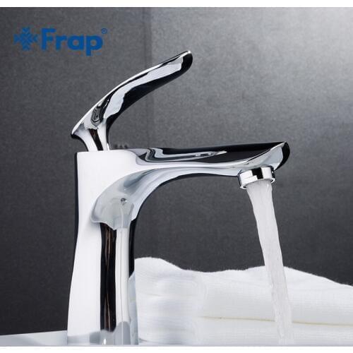 FRAP Newly Hot and Cold Water Basin Faucet Chrome Bathroom Faucet Single Handle Water Sink Tap Mixer Chrome Water Faucets Y10054