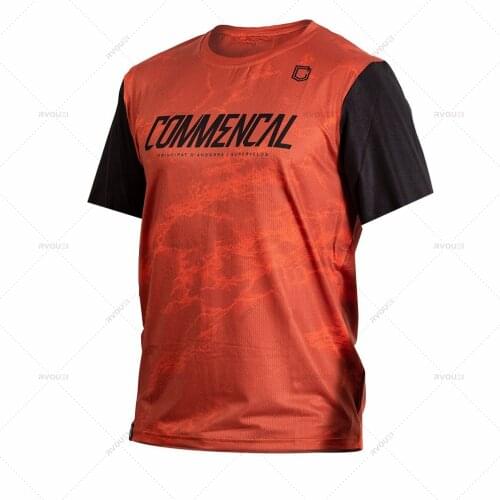 Enduro Jersey Short Sleeve Motocross Downhill Jersey Shirts Mountain Bike Moto Clothing MX Commencal Summer MTB T-shirt Ladies