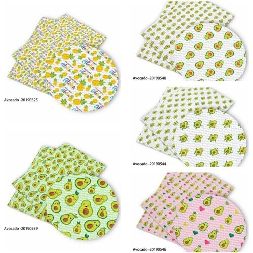 Huangtao Diy 50X150cm Food Fruit Printing Cartoon Character Pattern Double Brush Poly Fabric By Yard 100% Polyester Fabric