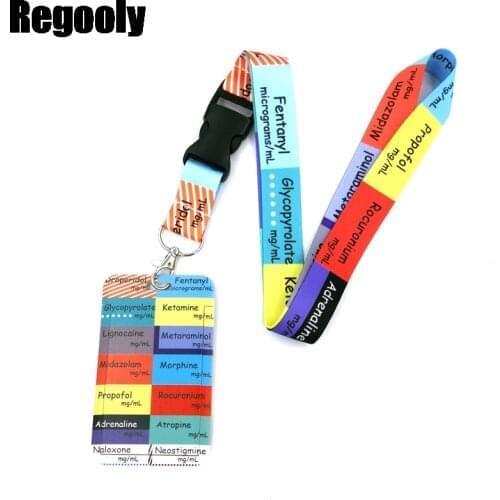 Medical Doctor Lanyard Credit Card ID Holder Bag Student Women Travel Card Cover Badge Car Keychain Gifts Accessories