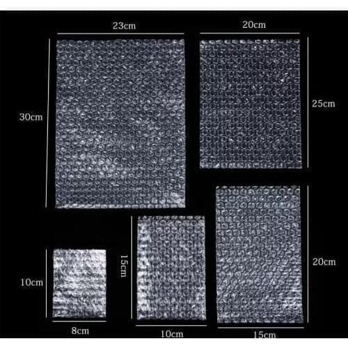 Many size 0.06mm Newest Wrap Envelopes Bags White Plastic Bubble Pouches LDPE Packing material Bubble Wholesale price Bags
