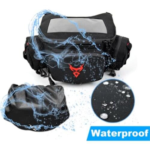Motocross Touch Screen Motorcycle Bags Tank Bag Waterproof Multi-functional Waist Bags Moto GPS Phone Holder