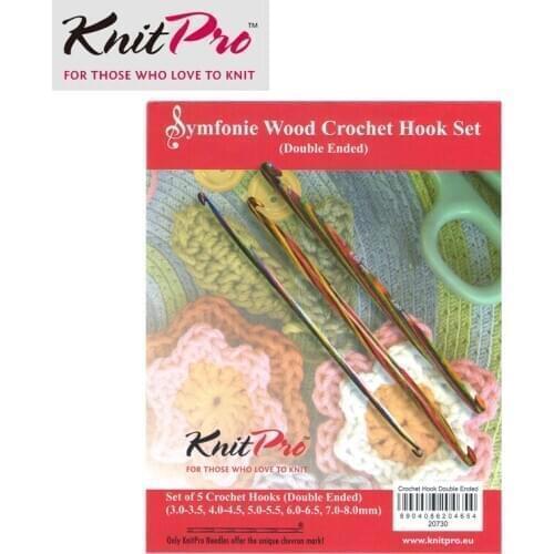 Knitpro Symfonie Double Ended Crochet Hook Set
